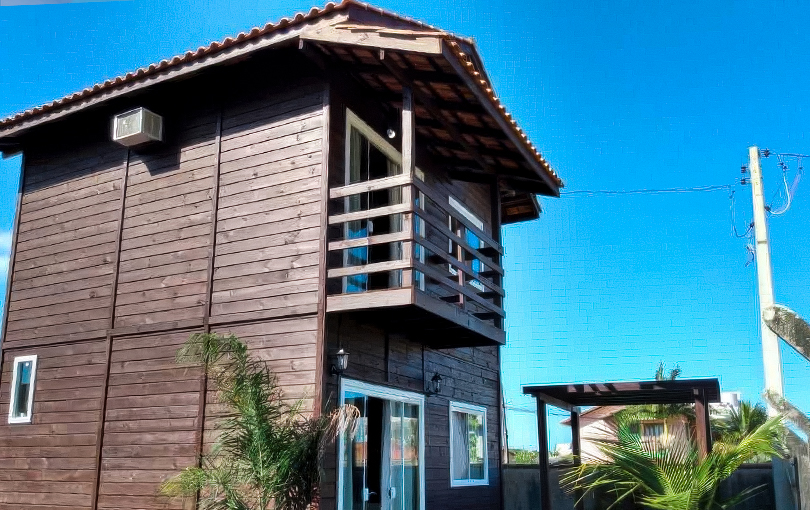 por que escolheru uma casa de madeira para se tornar o meu lar